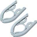 2pcs Portable Colored Folding Clothes Hangers, Portable Folding Travel Hangers, Clothes Drying Rack for Travel and Home Blue