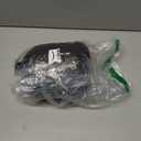 MLVOC Travel Pillow 100% Pure Memory Foam Neck Pillow, Comfortable & Breathable Cover, Machine Washable, Airplane Travel Kit with 3D Contoured Eye Masks, Earplugs, and Luxury Bag, Standard (Black)