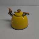 ROCKURWOK Tea Kettle, Tea Pot with Cool Touch Ergonomic Handle, Teapot Food Grade Stainless Steel, Tea Kettle Stovetop, Kettle Teapot, Whistling Tea Kettle, Small Tea Kettle, 1.6 Quart (Yellow)