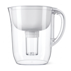 Brita Water Filter Pitcher for Tap and Drinking Water with 1 Standard Filter, Lasts 2 Months, 6-Cup Capacity, BPA Free, White