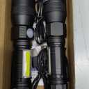 RECHOO Rechargeable Flashlights High Lumens, 2 Pack G1000 Super Bright Flash Light, Small Led Tactical Flashlight with 3 Lighting Modes, Portable Flashlights for Camping Home (Battery Included)