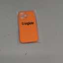 for iPhone 16 Pro Case, Liquid Silicone Case with Camera Protection Soft Gel Rubber Cover with Microfiber Lining Shockproof Protective Phone Case for iPhone 16 Pro 6.3", Neon Orange