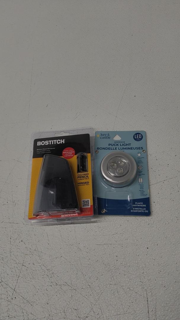 Battery Pencil Sharpener And Puck Light Rondelle Lumineuses Battery Pencil Sharpener And Puck Light Rondelle Lumineuses