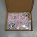 6Pcs Inserts Cardstock for Kindle Paperwhite Clear Case 2Pcs E-reader Charms Bracelets Decor for Women Reader Booklovers Pink Theme Back Cover Inserts for Kindle 11-12th Generation (6.8"x4.8"), Aa-Pink