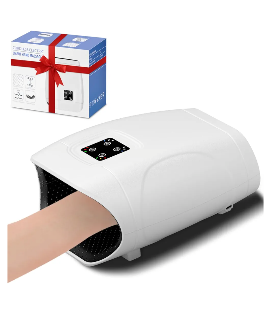 Hand Massager with Heat and Compression, Cordless Electric Hand held Massager for Arthritis and Carpal Tunnel, Gifts for Men and Women