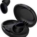 Ear Plugs for Sleeping Noise Cancelling, 45dB Ear Plugs for Noise Reduction Silicone Earplugs for Concert, Snoring, Focus, Work, Reusable Hearing Protection Ear Plug with Case & 8 Pair Eartips Black