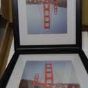 iRahmen 11x14 Picture Frame Set of 2, Black Photo Frame with Tempered Glass, Display 8x10 Picture with Mat or 11 x 14 Without Mat for Poster Wall Mounting Horizontal Vertical