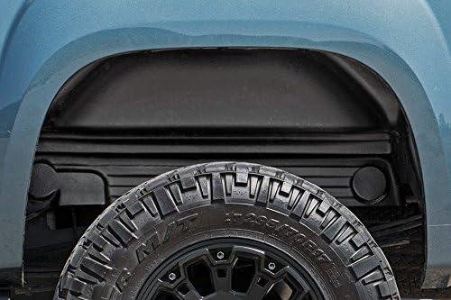Rough Country Rear Wheel Well Liners for 07-13 GMC 1500/2500HD/3500HD - 4208 Black