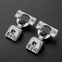 Ravinte 50 Pack 25 Pairs 1-1/4 inch Overlay Soft Close Hinges for Kitchen Cabinet Hinges Satin Nickel Hidden Hinges Stainless Steel Concealed Hinge self Closing