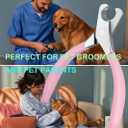 Large Dog Nail Clippers Wide Jaw Opening Heavy Duty Dog Nail Trimmer Cat Claw Clippers (Pink)