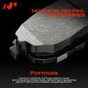 A-Premium Front Ceramic Brake Pads Set Compatible with Toyota RAV4 2001 2002 2003 2004 2005 4-Pack