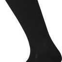 2XU Unisex 24/7 Compression Socks - Enhance Circulation & Reduce Fatigue - Black/Black (Black)