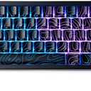 HITIME x XVX M67 60% Percent Keyboard Wireless, QMK/VIA Topographic Gaming Keyboard, Tri-Mode Thocky Creamy Mechanical Key Board, Hot Swappable Mount RGB IMD Tech for Win/Mac, Black