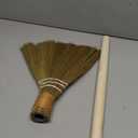 Wedding Broom for Jumping CeremonyHandmade Natural Whisk Broom with Wooden Handle, for Halloween DIY Decoration, Vietnamese Straw Soft Broom (12.6Width 28.74 Length)