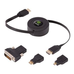 ReTrak Retractable Universal HDMI Cable Kit