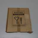 25 Pack Heart Shaped Screw Hooks for Hanging, 2.36 Inch Metal Ceiling Hooks for Outdoor String Lights, Plants, Keys and Decorations, Hanging Hooks for Indoor and Outdoor Use (Silver)