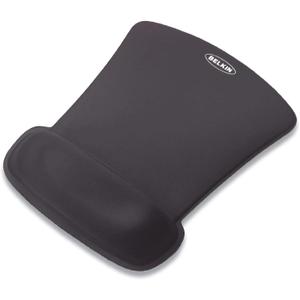 Belkin WaveRest Gel Mouse Pad, Black, Size: 10.8L x 8.1W inches