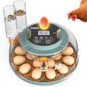 Egg Incubators for Hatching Eggs, Egg Incubator with Automatic Egg Turning and Humidity Control and Temperature Control, 18~36 Eggs Incubator for Chicken & Quail