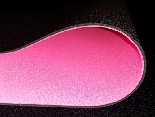2mm Pink Neoprene Fabric, Scuba Wetsuit Material, Fabric for Sewing, Thin Foam Rubber Sheets (Pink, 1' x 2')
