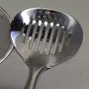 Tenta tenta kitchen Solid Stainless Steel Spider Strainer Skimmer Ladle for Cooking and Frying, Kitchen Utensils Wire Strainer Pasta Strainer Spoon Hot Pot Fat Skimmer Spoon, Set of 3