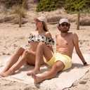 Extra Large Turkish Beach Towel Style 100% Cotton, Sand-Free Comfort | Oversized Beach Towel Sandproof Beach Blanket Big Beach Mat - Outdoor Picnic Blanket (Beige, 83x94 in)