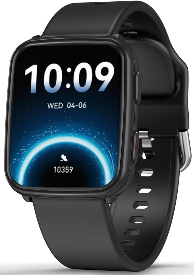 MorePro Fitness Tracker with 24/7 Heart Rate & Blood Pressure Monitor, Blood Oxygen & Sleep Tracker, Smart Watch with Step Calorie Counter, IP68 Waterproof Activity Tracker for Women Men Android iOS