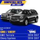 3 x 3 wipers Replacement for 2011-2017 GMC Terrain/2011-2017 Chevrolet Equinox, Windshield Wiper Blades Original Equipment Replacement - 24"/17"/13" (Set of 3) Top Lock