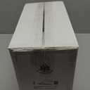 GATHER 350PCS Silver Plastic Plates - White and Silver Disposable Plates for 50 Guests Includes 50 Dinner Plates 50 Dessert Plate 50 Napkins 150 Silvery Cutlery and 50 Cups for Party & Christmas