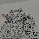 MOMMY'S NEW MAN Toddler Girls Dalmatian Costume Outfit 101 Days of School Shirt Tutu with Accessories(3-4Y)
