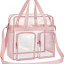 Oraben Clear Tote Bag Clear Bag Stadium Approved 12x6x12 Stadium Bag for Work, Sports Games,Gym