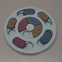 DR CATCH Dog Puzzle,Dogs Food Toys for IQ Training & Mental Enrichment, Dog Treat Puzzle (Blue)