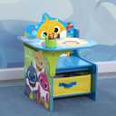 Delta Children Baby Shark Chair Desk with Storage Bin - Ideal for Arts & Crafts, Snack Time, Homeschooling, Homework & More, 1 Count