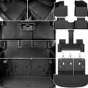 Floor Mats for Kia Telluride 2027 Gas Only, with Cargo Mat | Full Protection Mat Set with Cargo Liner, All Weather TPE, Non Slip & Odorless & Scratch Proof, Telluride Gas Accessories