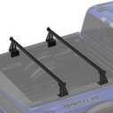 Adjustable 65.4Truck Bed Rack Cross Bars2-Pack for Mid-Size Trucks with Soft Roll-Up, Hard Rolling,Tri-Fold, Retract Hard Tonneau Covers|Aluminum Cross Bars|Compatible with Kayak Racks, Bike Racks (SHORT PATTERN 65.4)