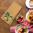 2 x Funky Y2K Orange Kitchen Towels, Trendy Preppy Disco Ball Orange Hand Towels for Kitchen Bathroom Dorm Decor, Retro Orange Fruit Dish Tea Towels Orange Hand Towels for Bathroom 16x24 Inch