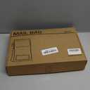 Indoor Wall Mount Mail Catcher Bag Door Slot Post Box Basket Mail Boxes Organizer Security White