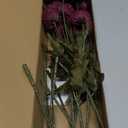 IPOPU Burgundy Silk Flowers 6PCS Fake Poppies Artificial Flowers for Veterans Day Floral Centerpieces, Tables, Wedding Decorations, Reception