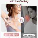 LYSMOSKI Laser Hair Removal, IPL Hair Removal with Ice-Cooling System for Painless & Long-Lasting Result, Safe At-Home Hair Remover Device for Armpits Back Legs Arms Face Bikini Line, Rose Gold