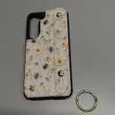 Petitian for Samsung Galaxy S23 Plus Case with Wallet - Women Girls Cute Girly Aesthetic Unique Design Leather Credit Card Holder Cardholder Stand Wristband for S23 Plus, Flower