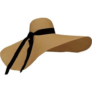 Sun Hat for Women, Women's Wide Brim Sun Hat Summer Beach Sun Hat UV Sun Protection Packable Reversible Bucket Hat