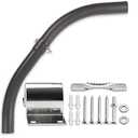 Ledmo Mounting Arm for LED Barn Light Adjustable Angle Sturdy Black Aluminum Extension Mounting Pole for Dusk to Dawm Outdoor Security Area Light Yard Lighting