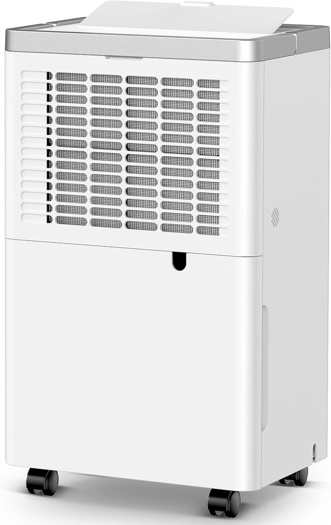 34 Pints Dehumidifier for Basement with Drain Hose, 2500 Sq.Ft, 38dB Quiet | 24HR Timer, 3-Color Indicator, Auto Defrost, Child Lock, for Home Bedroom Bathroom