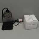 Candle Warmer Lamp for Jar Candles, Electric Candle Warmer with 2 Bulbs, 2/4/8h Timer & 7 Level Dimmer, Candle Lamp Warmer Top Melting for Scented Wax (Black)