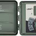 Orbit 4-Station Outdoor Swing Panel Sprinkler System Timer - for Residential Lawn Watering - Multi-Station Irrigation Controller - Custom Watering Intervals - Indoor/Outdoor Installation - 57894