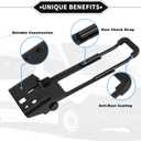 Door Check Strap Stopper Limiter for Dodge Sprinter 2500 3500 2002-2006, Durable Metal Black Rear Left Right Door Check Bracket Stop Stay