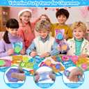 Valentine's Day Gifts for Kids, 24 Packs Stress Balls with Valentine's Day Cards for Kids School, Stress Relief Squeeze Toys for Boys Girls, Valentine Exchange Cards for Kids, Valentine's Party Favors