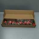 Forlaoers Realistic 2pcs Red Berries Pomegranate Fruit Fake Branches Fall Stems with Artificial Flowers for Decoration Home Bedroom Decor Vase Tall Table Christmas Floral Arrangements Centerpiece