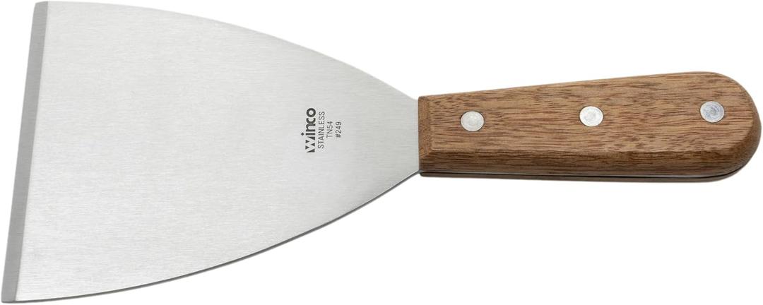 Winco Blade Scraper, 4.5-Inch by 4-Inch,Stainless Steel, Brown,Medium