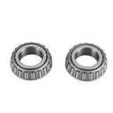 Pack of 2 Trailer Axle Hub Wheel Bearing Kits L44643 L44610 Fits for 1'' 2000-2200 Lbs Trailer Axle, 12192TB Grease Seals OD 1.980''