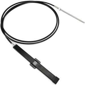12FT 14FT 15FT 18FT 19FT Mechanical Rack & Pinion Steering Cable SSC134XX, Back Mount Rack Single Cable Compatible with Seastar SH5210P, SH5230P, SB39526P, SB39544P, SS14115 SS15115